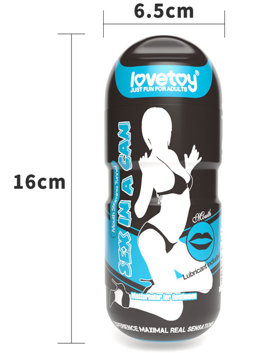 Мастурбатор-ротик Sex in a can, 65х155 мм