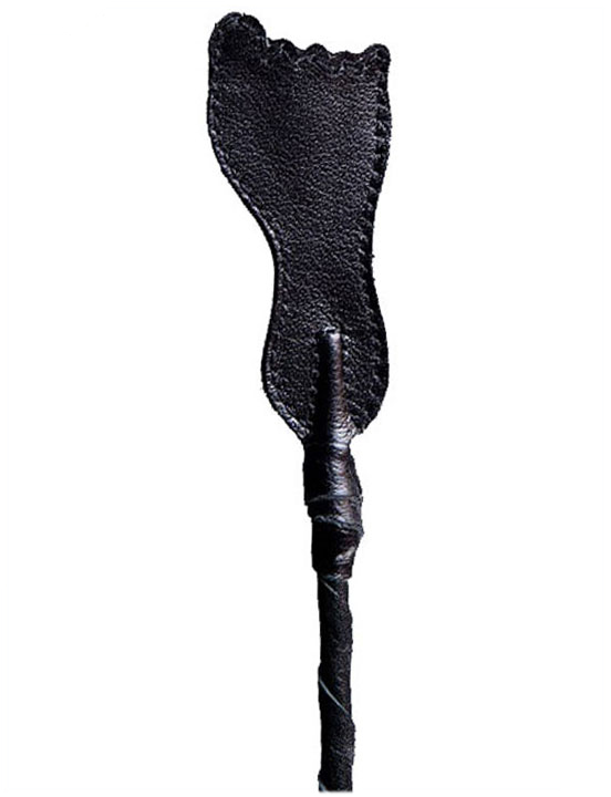 Стек витой, наконечник «ступня», чёрный, 850 мм